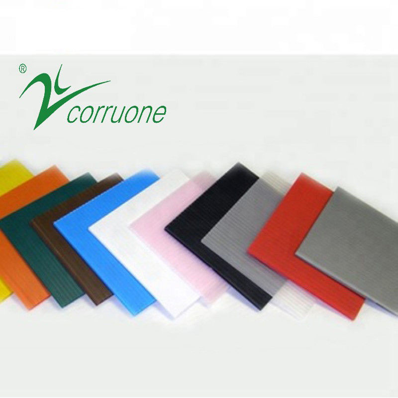 10mm 12mm सफेद Corflute शीट्स Correx तल संरक्षण शीट्स