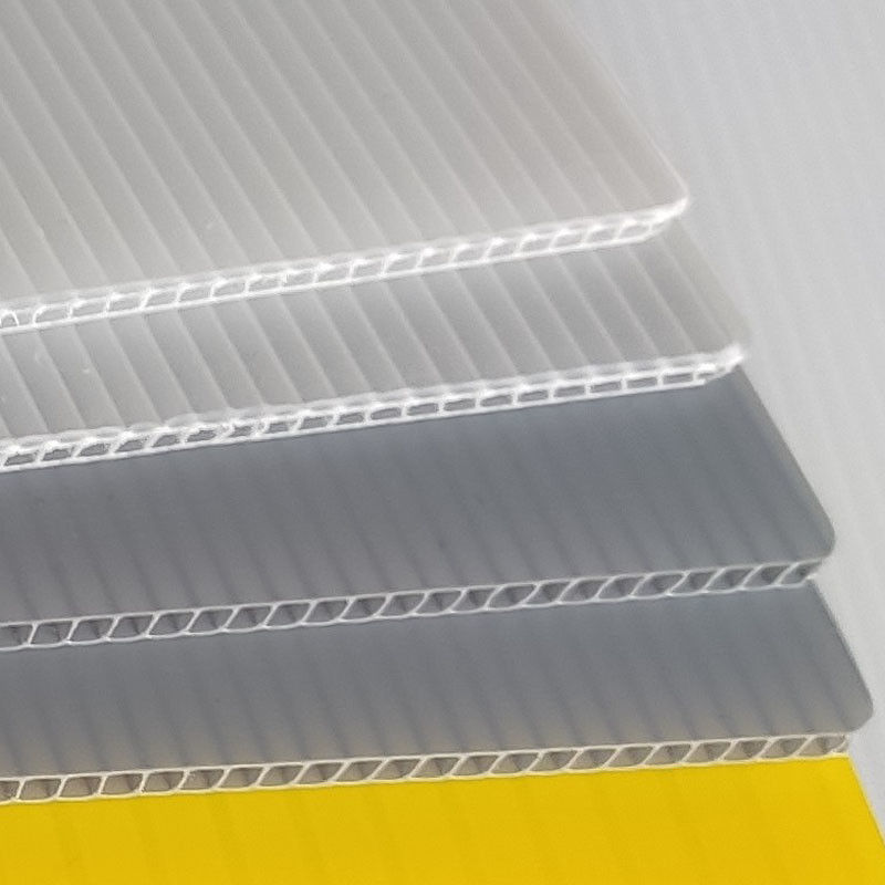 6mm 12mm Correx तल संरक्षण सफेद Corflute शीट लौ Retardant
