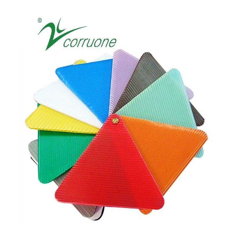 Cartonplast नालीदार प्लास्टिक पैनल 4x8 Corruone पीपी प्लास्टिक बोर्ड पुनर्नवीनीकरण